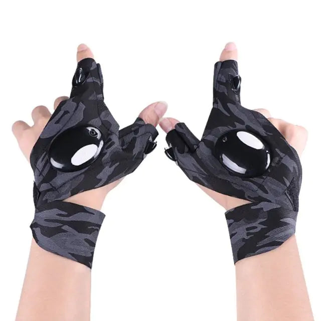 Waterproof Flashlight Gloves