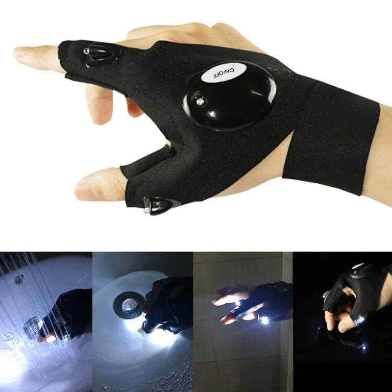 Waterproof Flashlight Gloves