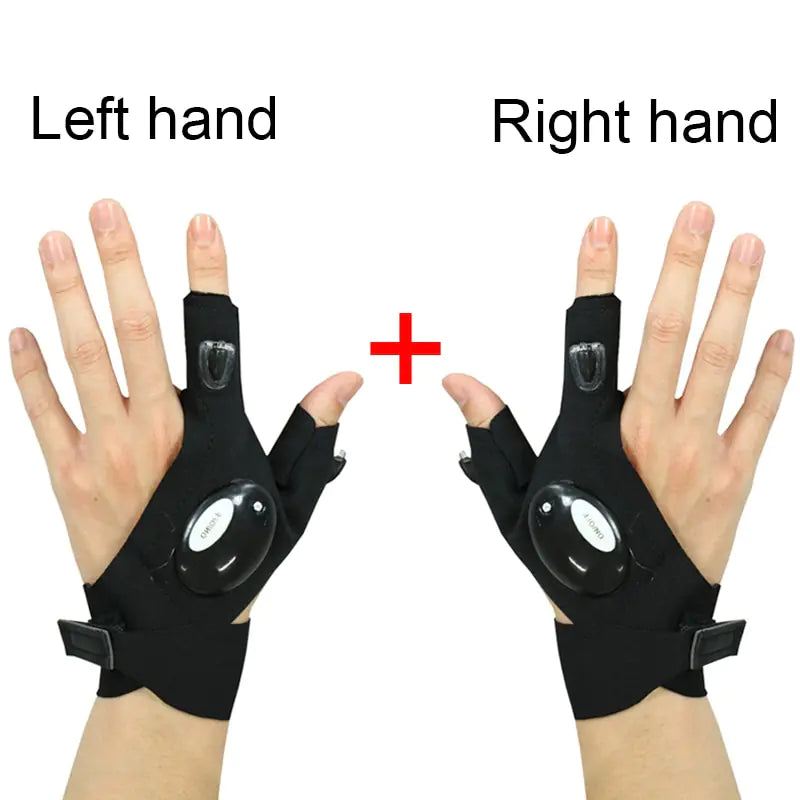 Waterproof Flashlight Gloves