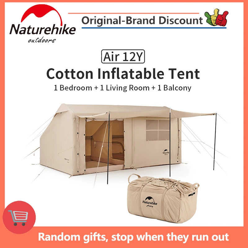 NatureHike Inflatable Glamping Tent with Skylight