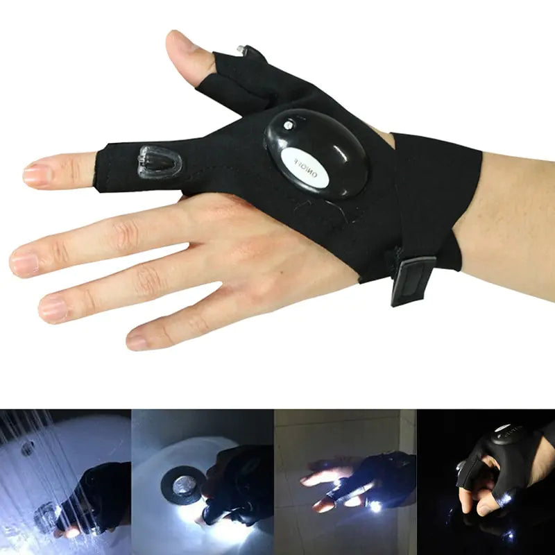 Waterproof Flashlight Gloves